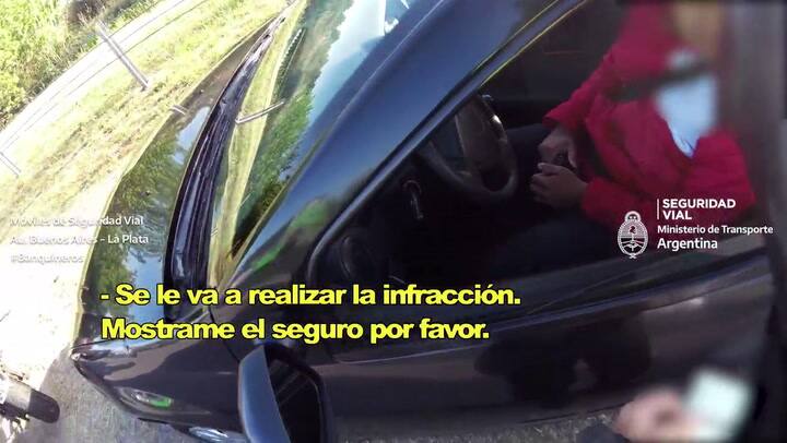 Operativo contra 'banquineros' en la autopista La Plata-Bs.As.