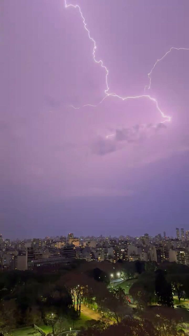 La actividad eléctrica que se registró en la Ciudad