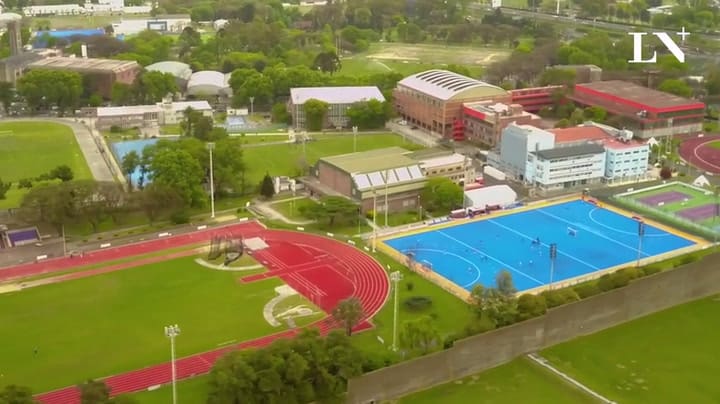 Así se ve el predio del Cenard en Núñez, desde el drone de LA NACION