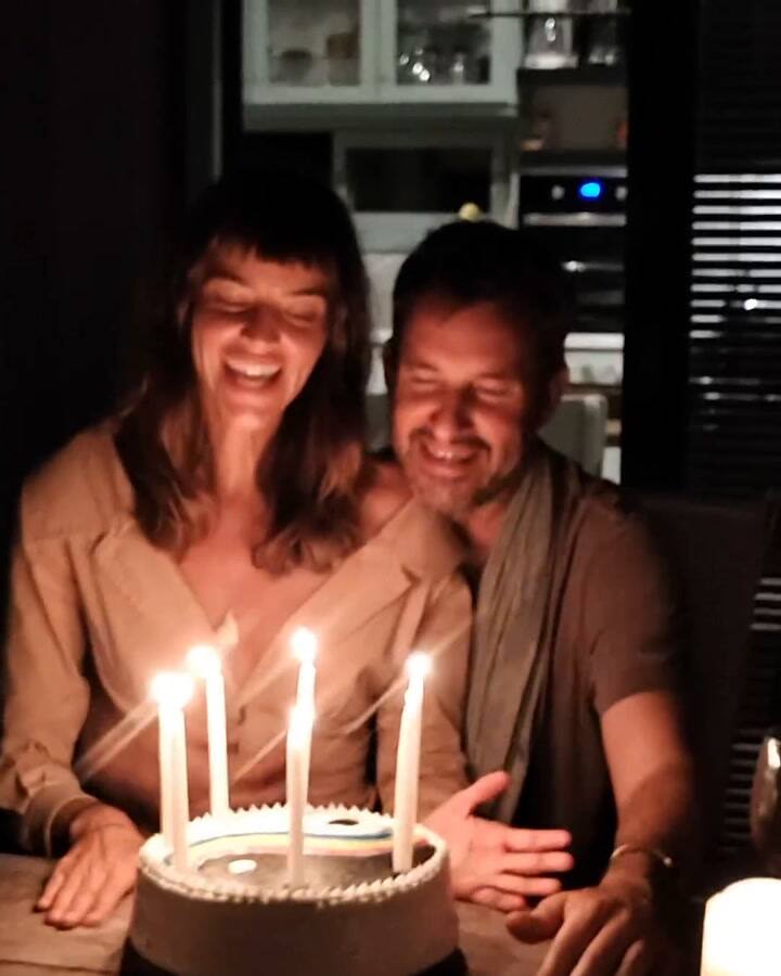 Calu y Aíto celebraron su primer año como padres