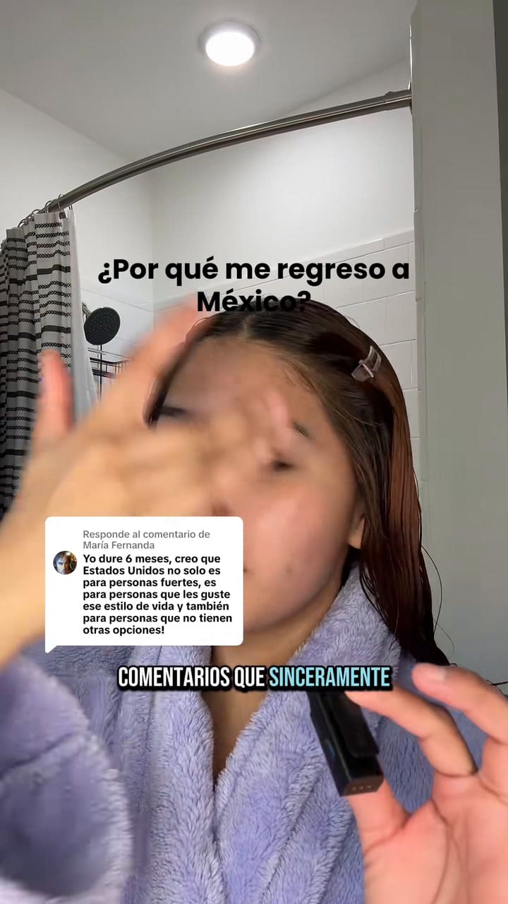 Es Mexicana y contó por qué su novio y ella regresaron a su país