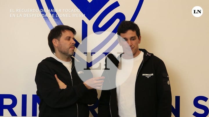 El recuerdo de haber tocado en la despedida de Lionel Messi de la selección argentina