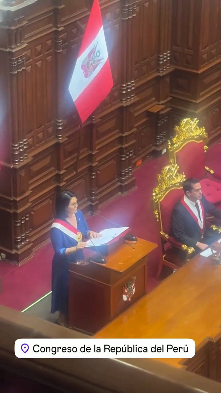 El video que subió Fátima Flórez desde Perú
