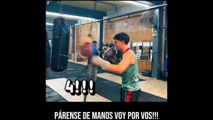 El duro entrenamiento de Bautista Vicuña