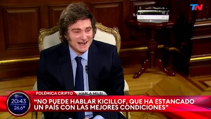 La critica de Javier Milei a Lali Espósito