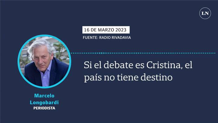 Marcelo Longobardi volvió a la radio sin filtro: 'Si el debate es Cristina, el país no tiene destino