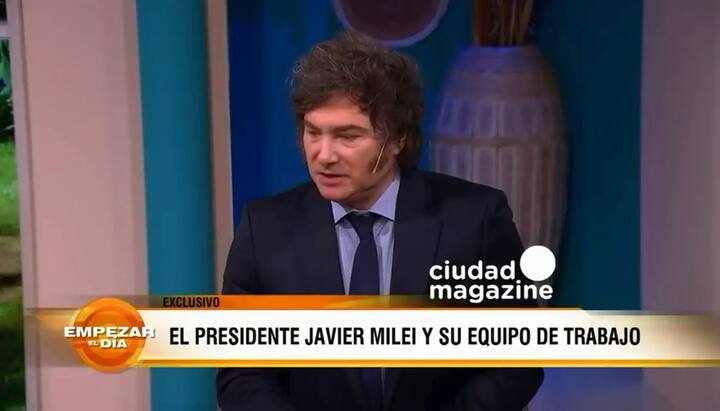 Milei habla sobre Magalí Bianco