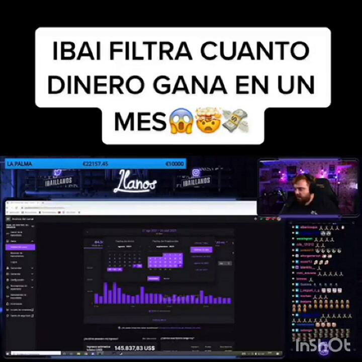 Ibai Llanos reveló sin querer lo que gana por mes en Twitch
