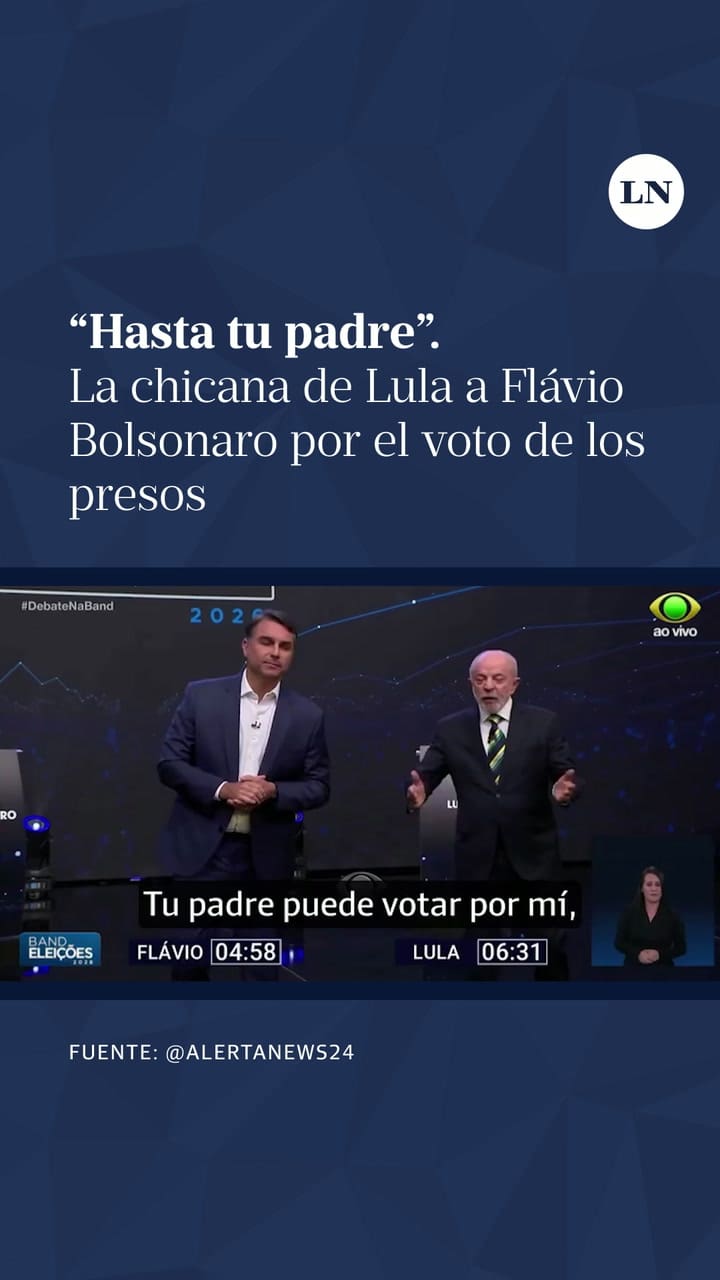 La chicana de Lula a Flávio Bolsonaro por el voto de los presos