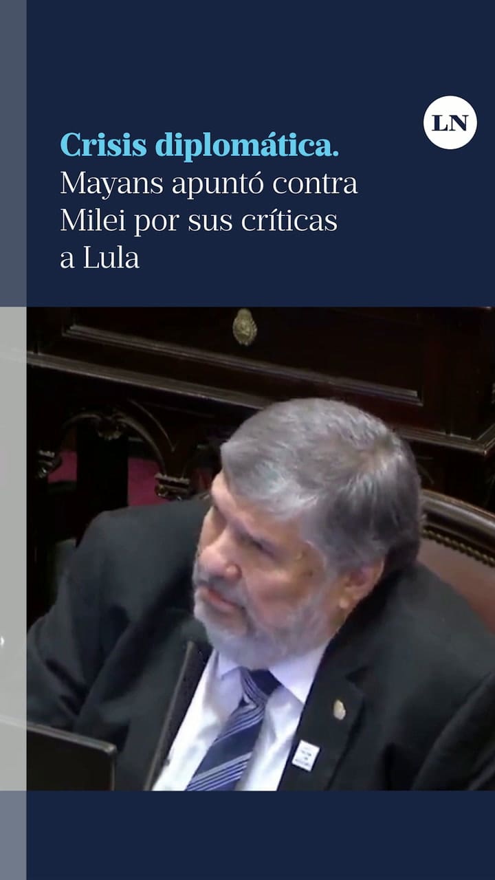 Crisis diplomática. Mayans apuntó contra Milei por sus críticas contra Lula