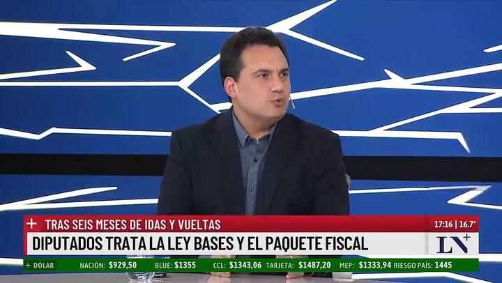 Ley Bases en Diputados: la palabra del economista David Miazzo