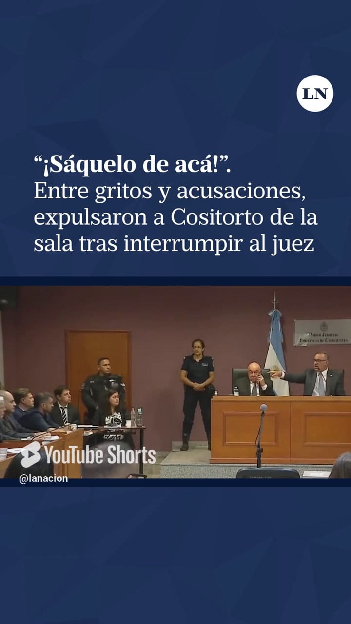 Así Fue El Momento En El Que Expulsaron A Cositorto De La Sala A Minutos Del Veredicto