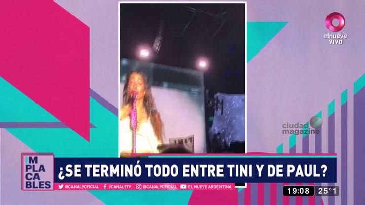 Advirtieron que Tini y De Paul atravesarían una crisis