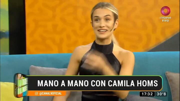 Camila Homs se quebró al hablar de sus dos hijos.