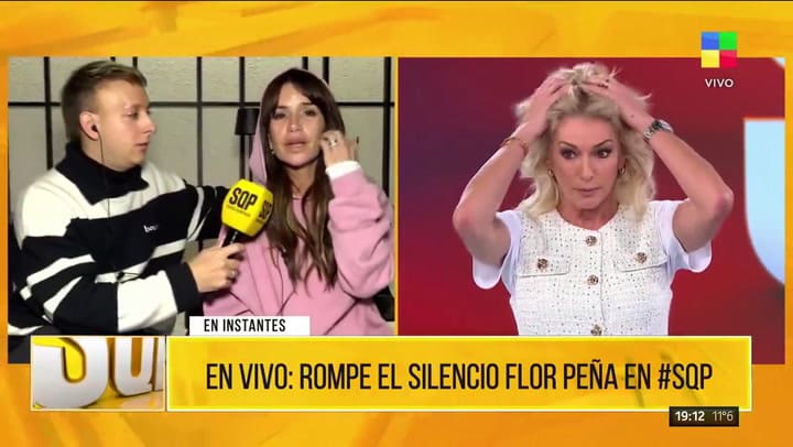 Florencia Peña pidió disculpas en vivo a la familia de Lionel Messi