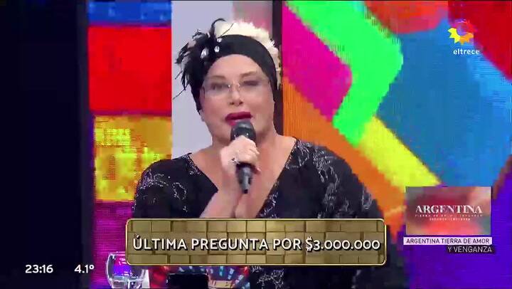 Soledad la nueva ganadora de Los 8 escalones