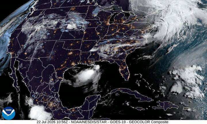 Satélite De La NOAA Hoy