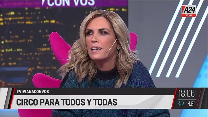 El relato de Viviana Canosa del gol de Maradona a los ingleses - Fuente: A24