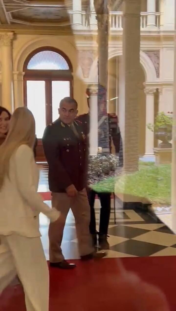 Isabel Díaz Ayuso en Casa Rosada