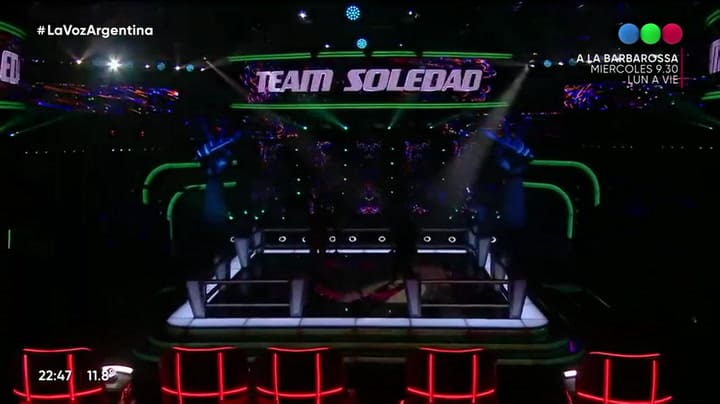 Javier Mandatori y Nicolás Reartes, del team Soledad, se enfrentaron cantando 'La simple'.