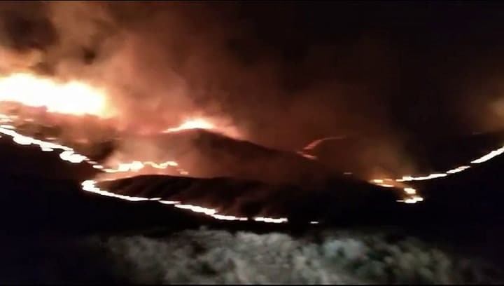 Incendio en Loma Alta