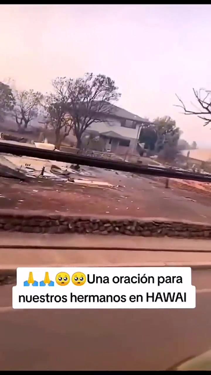 Los preocupantes incendios en Hawái