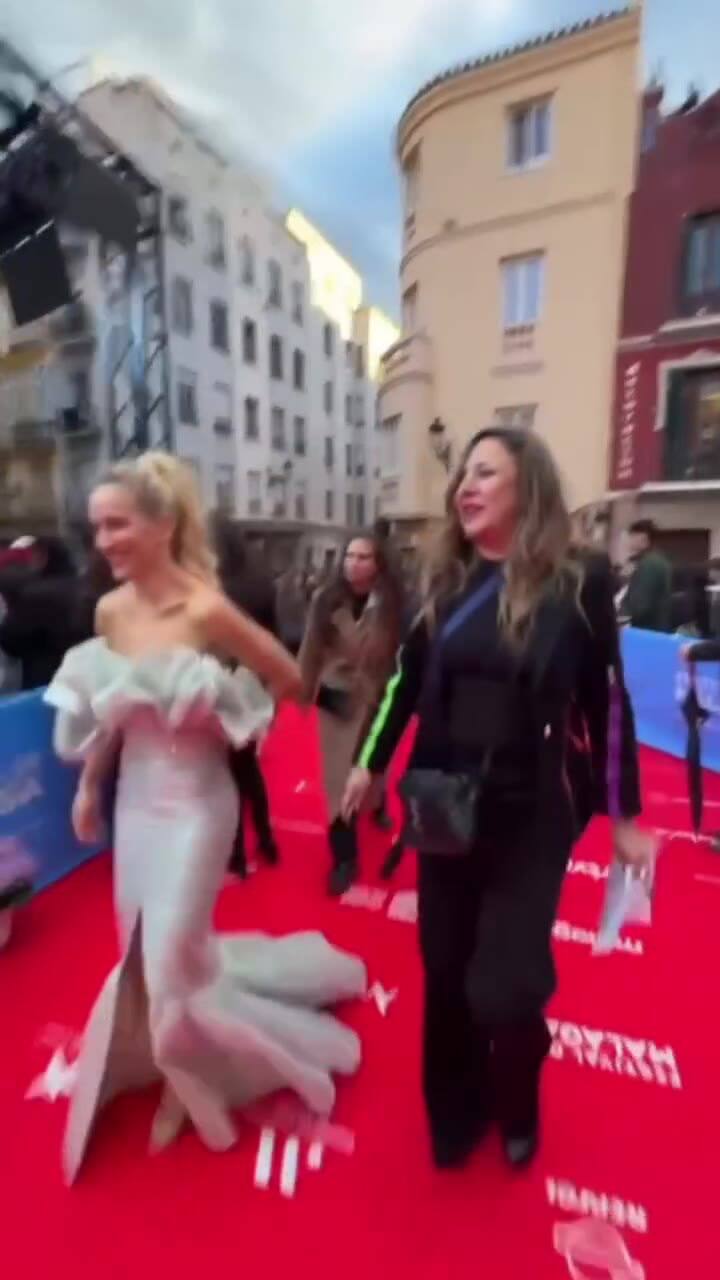 Luisana Lopilato deslumbró con su look en el Festival de Málaga