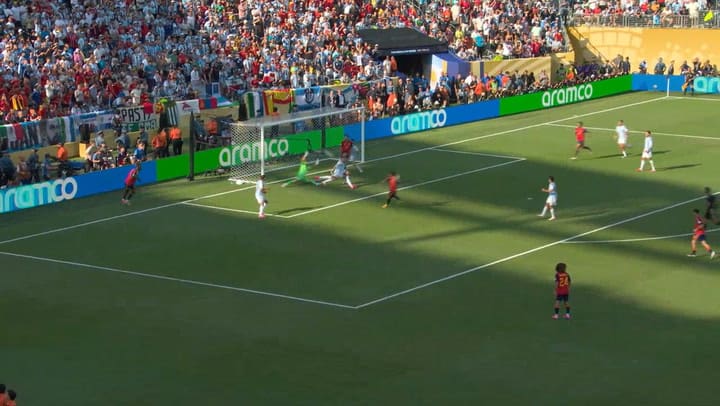 Gol de España vs Argentina