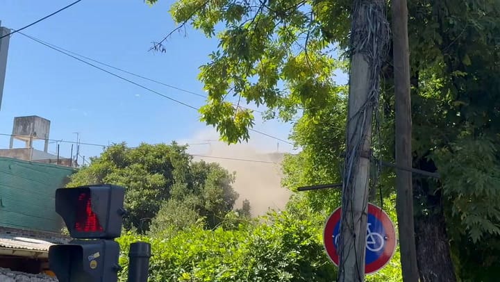 Incendio en La Boca