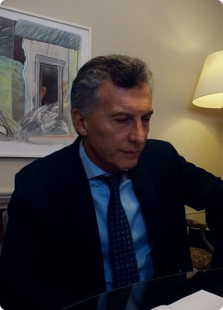 Mauricio Macri habló con el jubilado que participó de la marcha por la democracia