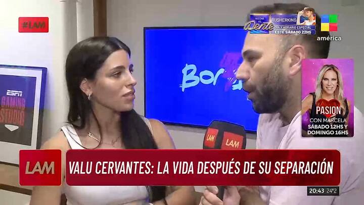 Valentina Cervantes conto nuevos detalles de su separacion de Enzo Fernandez