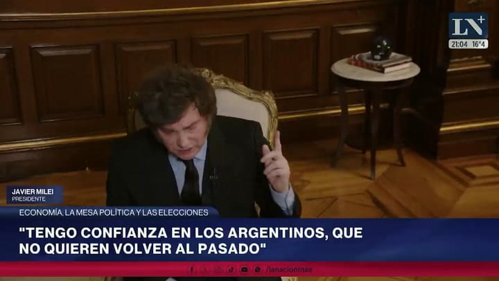 La entrevista de Javier Milei con Luis Majul (28/09/2026)