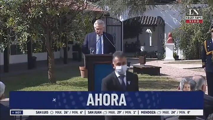 Reapareció Alberto Fernández: 'Debemos conservar la unidad en los momentos más difíciles'