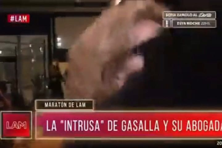 El momento tenso que vivió el notero de LAM con la mujer que grabó a Gasalla en su casa