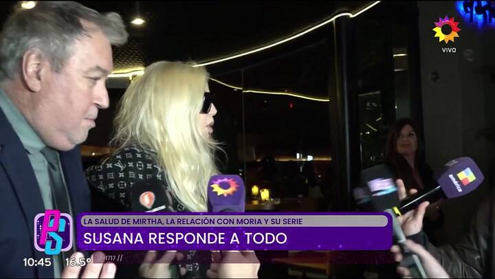 Susana Giménez reveló qué le dijo a Mirtha Legrand durante su internación en “los 700 mensajes que le mandó”