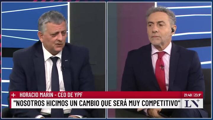 Horacio Marín anunció que esta semana habrá una baja en el precio de la nafta: “Todos los días un poquito”
