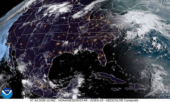 Satélite De La NOAA Hoy