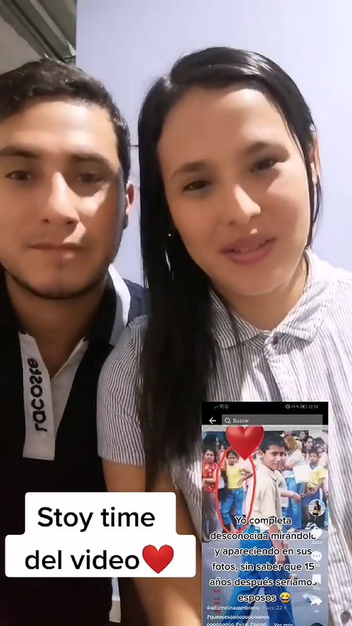 Una pareja se hizo viral al darse cuenta que se conocieron antes de lo que recordaban