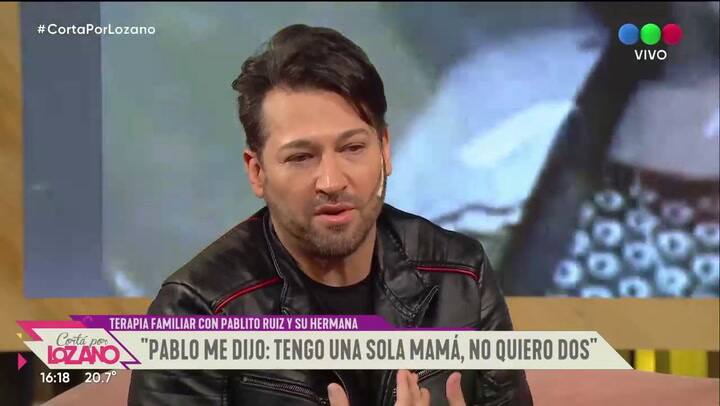 Pablito Ruiz y el recuerdo de su mamá - Fuente: telefé