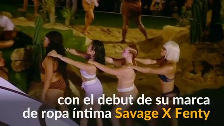 La nueva línea de lencería de Rihanna rompe esterotipos del cuerpo femenino - Fuente: Reuters