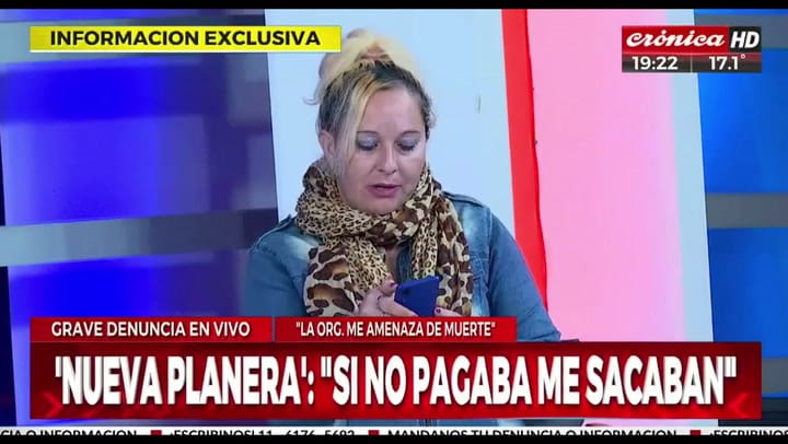 Mariana Alfonzo, la beneficiaria de un plan social que se volvió viral se desmayó en vivo
