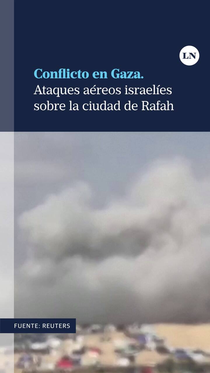 Conflicto en Gaza. Ataques aéreos israelíes contra la ciudad de Rafah