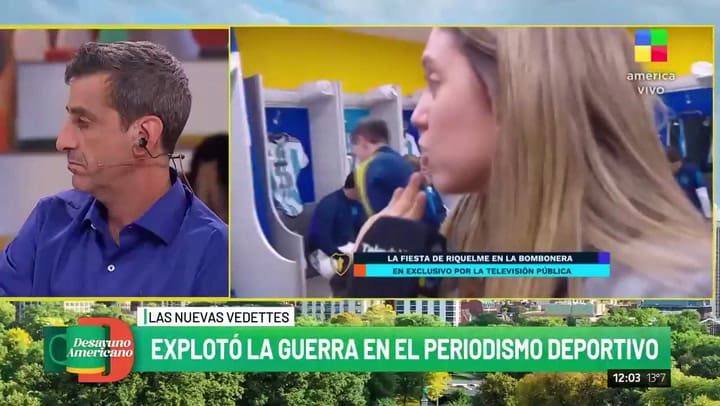 Natalie Weber y Flavio Azzaro mantuvieron una calurosa discusión en Desayuno Americano