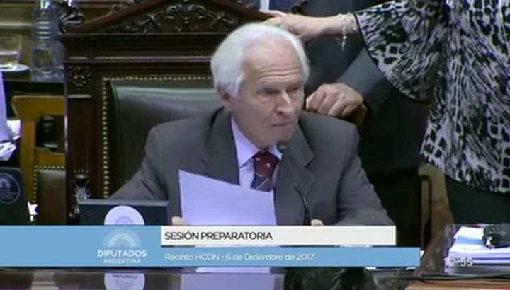 Así juró Agustín Rossi