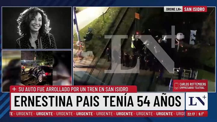 Carlos Rotermberg: "El elenco estaba en camarines sorprendido porque no llegaba Ernestina"