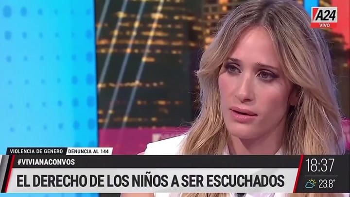 Julieta Prandi inició una causa penal con su exmarido por corrupción de menores - Fuente: A24