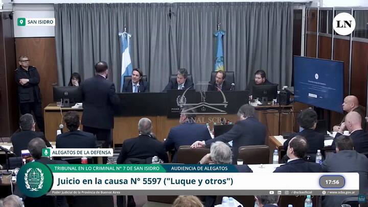 “Condenar a un inocente para honrar a un ídolo no es Justicia”, dijo el abogdo de Luque