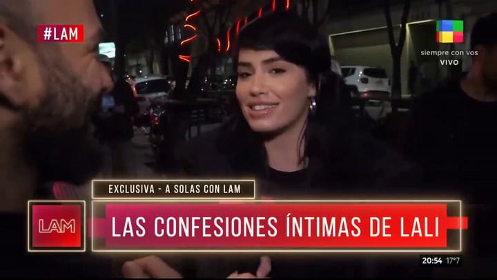 Lali se refirió a los rumores de romance con Wos