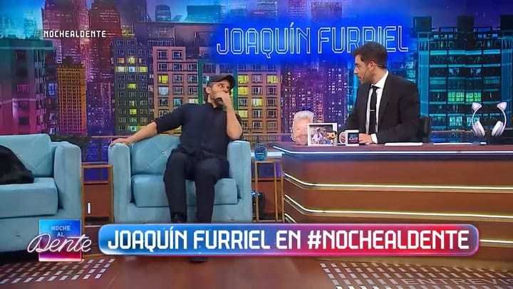 Joaquín Furriel tocó la betería en "Noche al Dente"