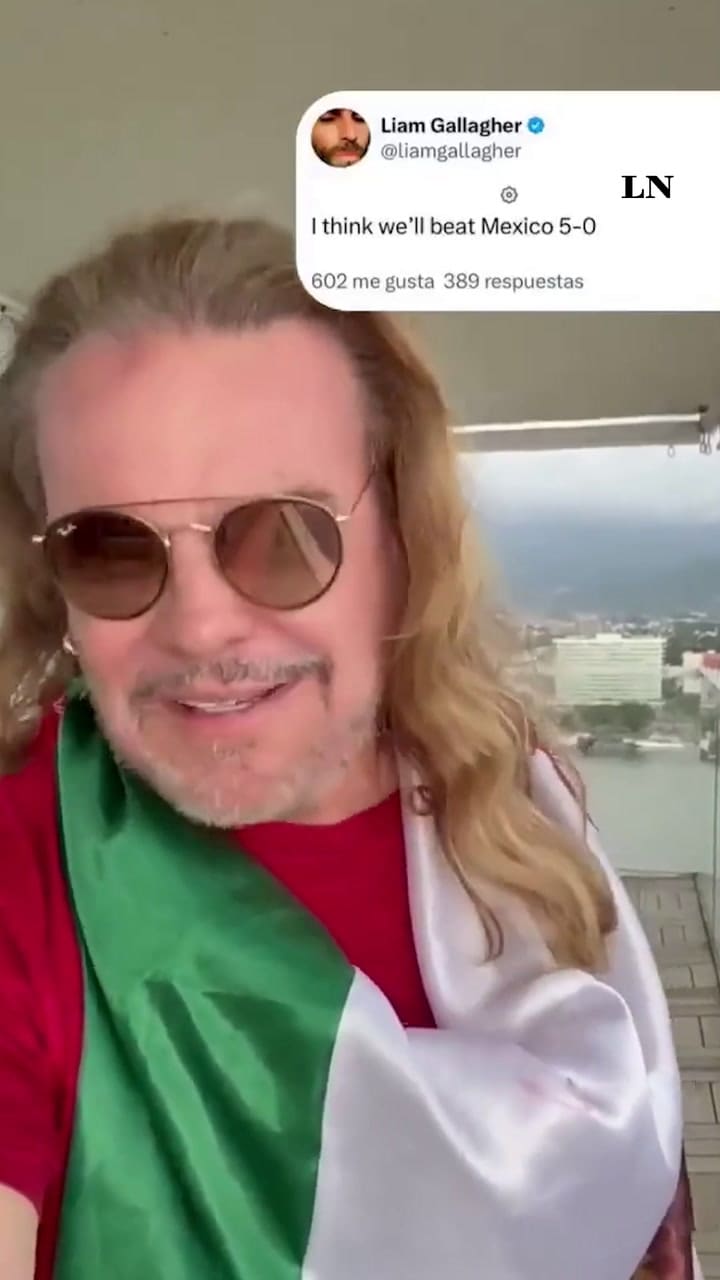 Fernando Olvera, vocalista de Maná, le respondió a Liam Gallagher en la previa a México-Inglaterra